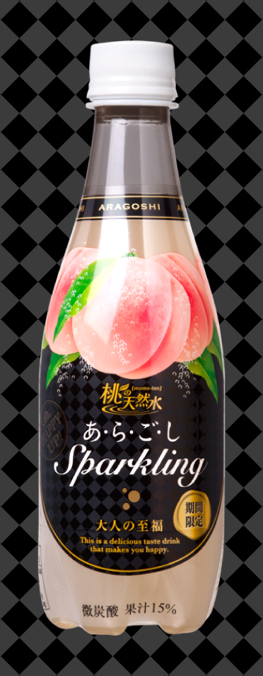 桃の天然水 あらごし Sparkling